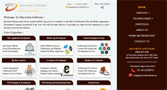 Desktop Screenshot of mavericksoftware.in